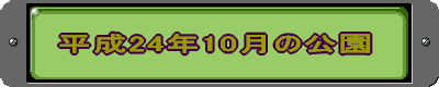 平成24年10月の公園 