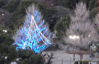 上野公園　イルミネーション　へ