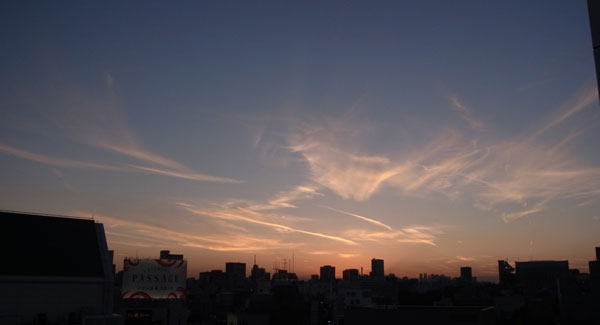 夕空　へ