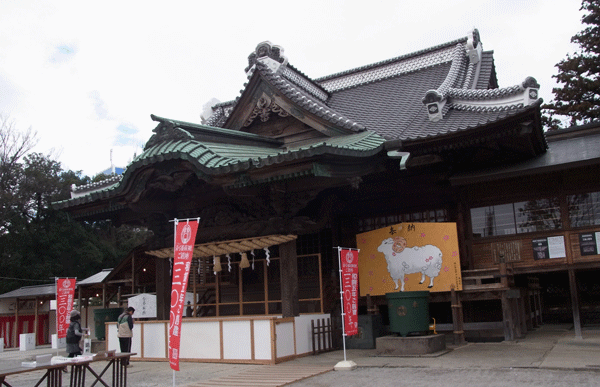 箭弓神社　へ