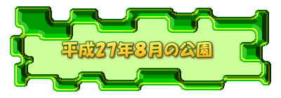 平成27年８月の公園 