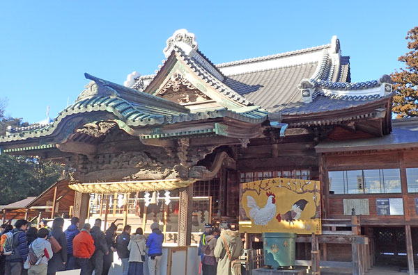 箭弓稲荷神社　へ