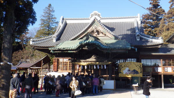 箭弓稲荷神社　へ