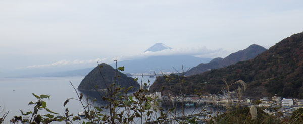 発端丈山　からの　富士山　へ