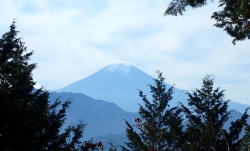 九鬼山からの富士山　へ