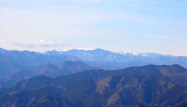 城峰山からの眺め　へ